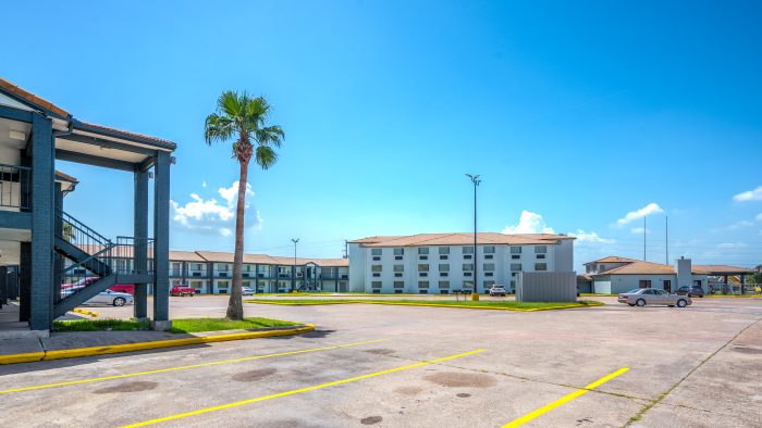 the parking lot at The  Studios At Channelview